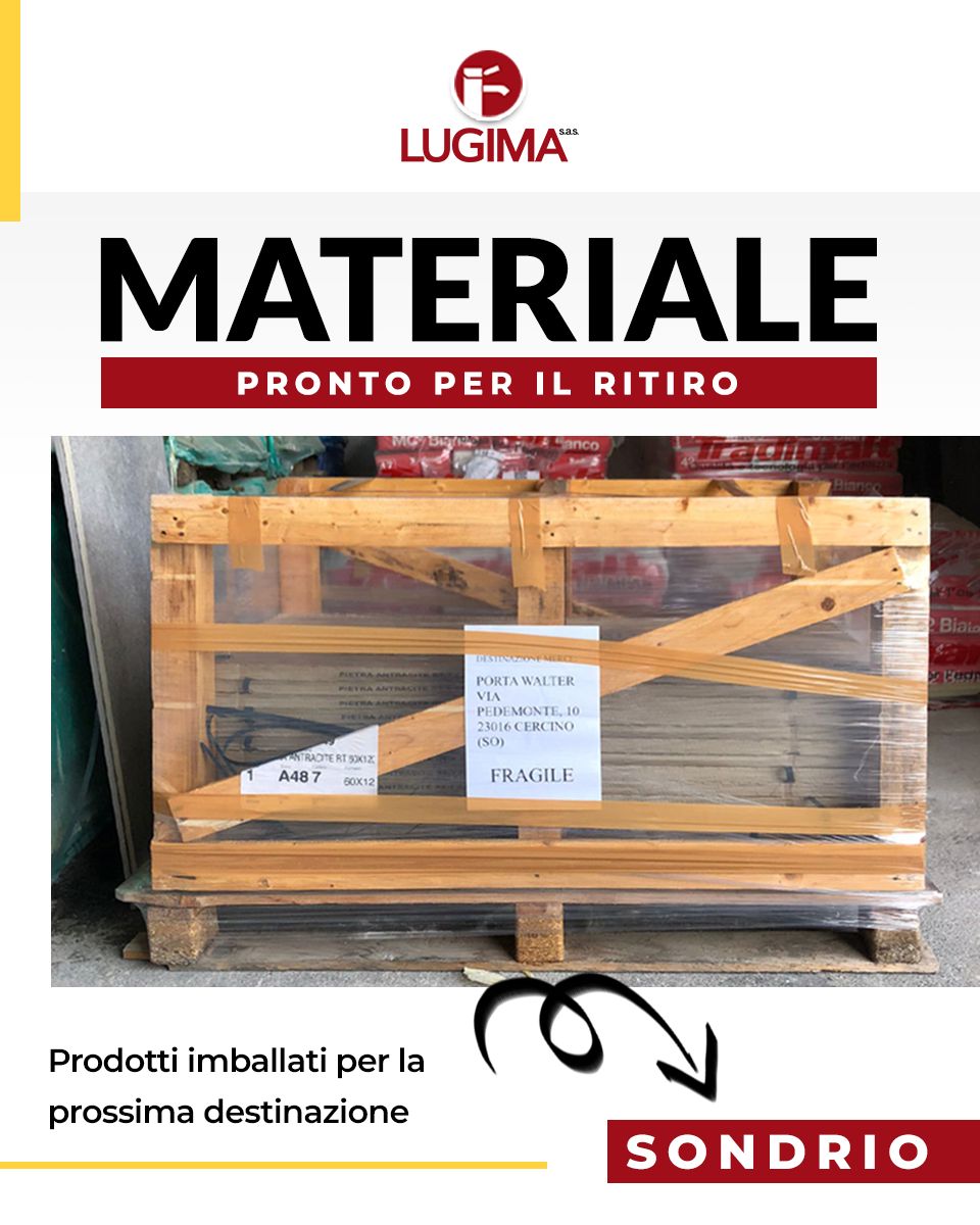 Materiale con destinazione Sondrio