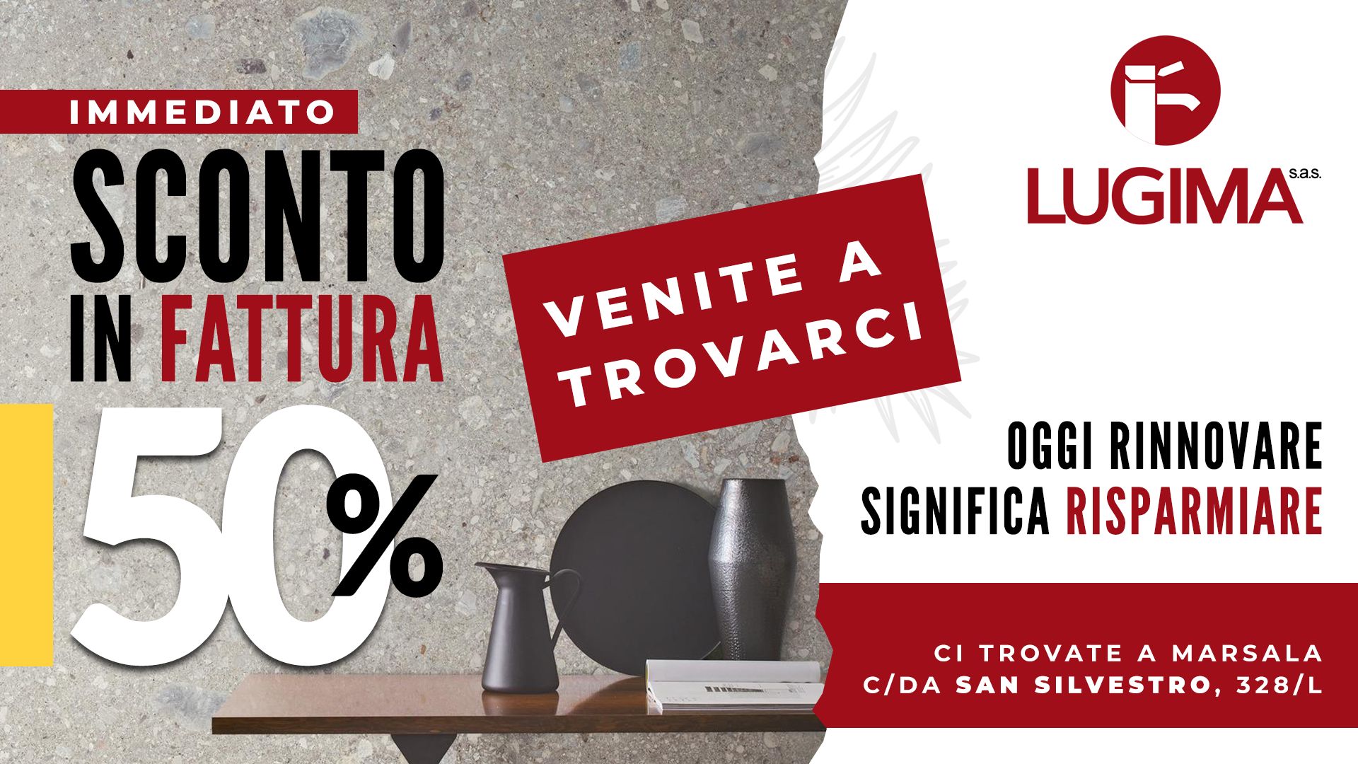 Sconto in fattura del 50