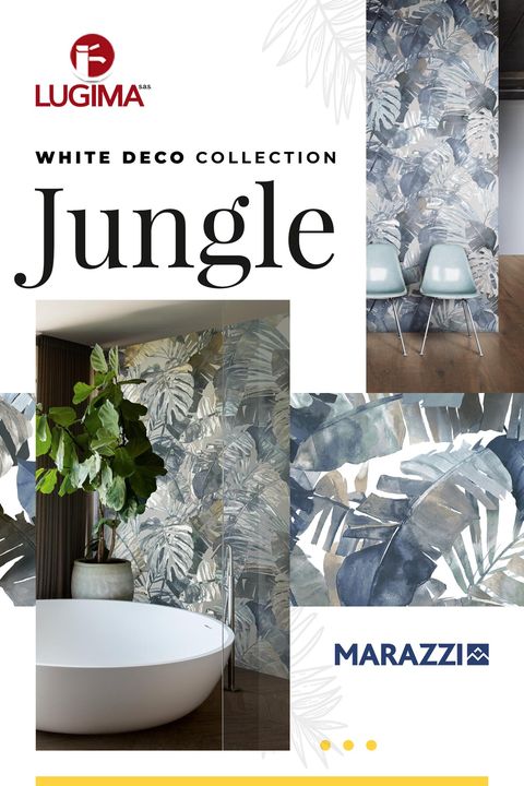 Decori botanici e tropical creano opere decorative in stile #Jungle.