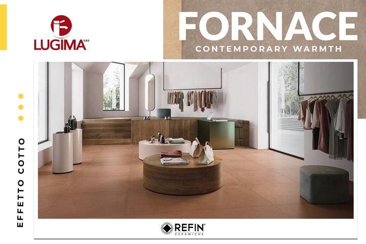 La memoria delle pavimentazioni in cotto rivive in chiave moderna nella collezione #Fornace di Ceramiche Refin spa  che interpreta un gusto di matrice rustica, attualizzandolo attraverso superfici essenziali e formati contemporanei. 