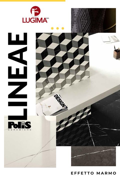 Dalle atmosfere più pure ed incontaminate della natura, nasce il progetto #Lineae di Polis Ceramiche : marmi esclusivi, che conferiscono agli ambienti uno stile elegante e raffinato.